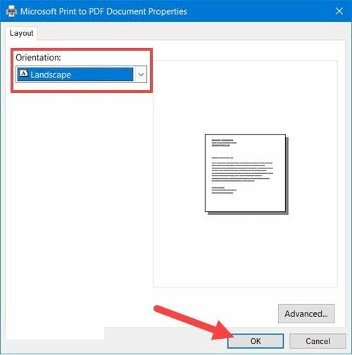 Cách in ngang trong Excel 2003