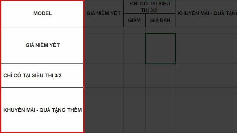 Columns to repeat at left