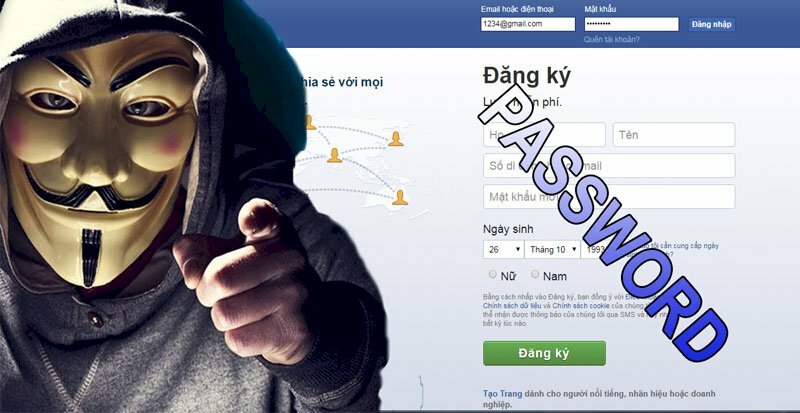 Ảnh hacker và social facebook, tricker facebook