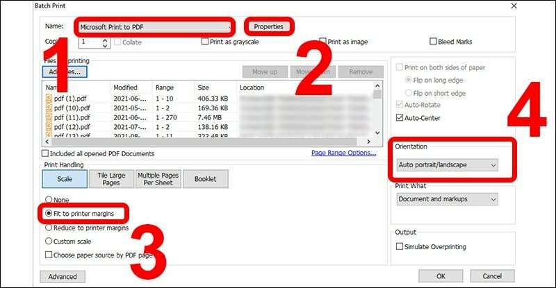 Cách in 1 lần nhiều file PDF với phần mềm Foxit Reader - InKyThuatSo