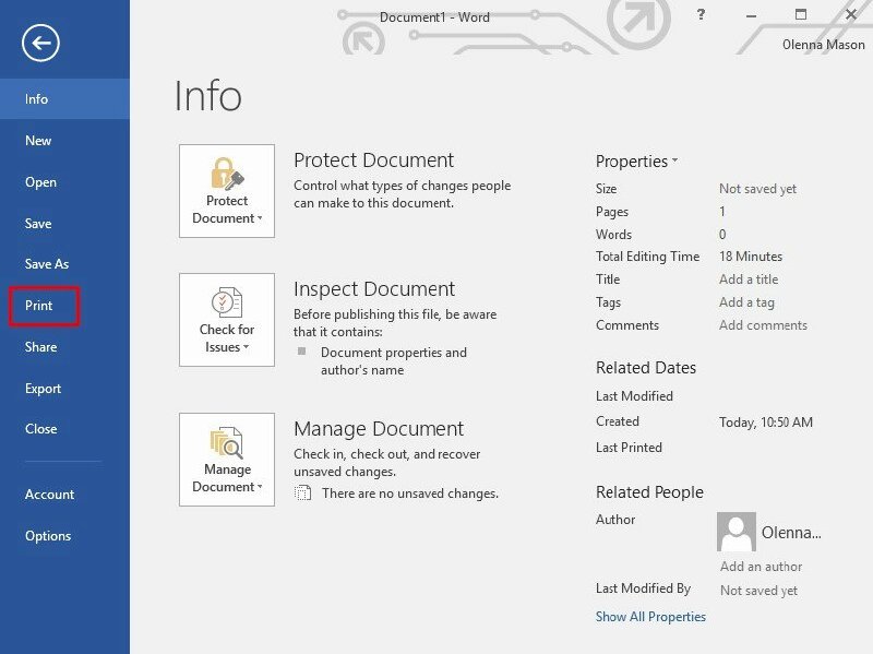 Cách in giấy nằm ngang trong Word 2016, 2013 - InKyThuatSo