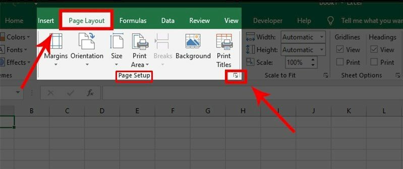 Cách in số trang trong Excel với Page Setup - InKyThuatSo
