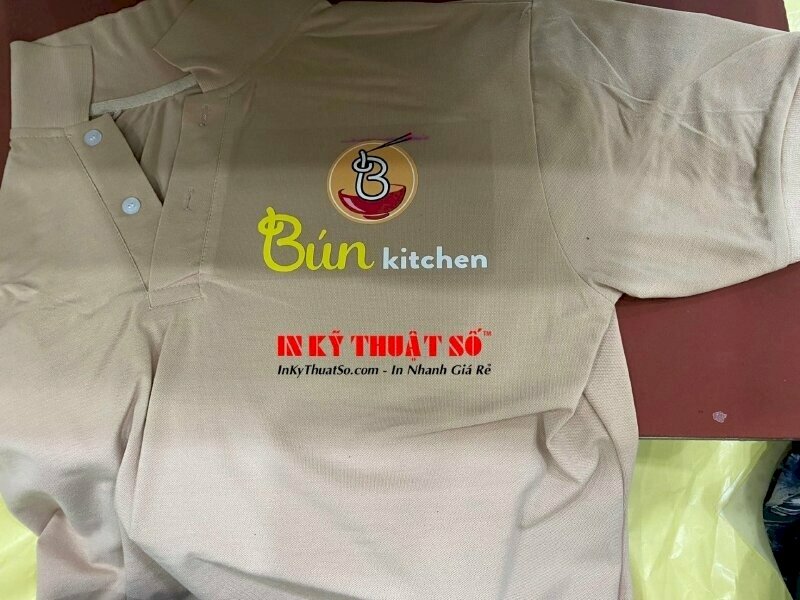 In chuyển nhiệt trên áo thun đồng phục - InKyThuatSo
