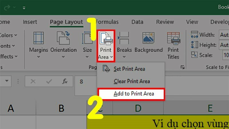 Cách thêm vùng in trong Excel - InKyThuatSo