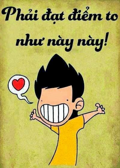 Hình ảnh siêu dễ thương chúc thi tốt