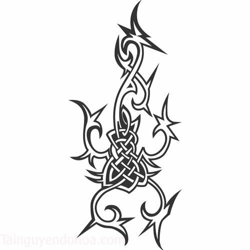 Hình xăm nghệ thuật tạo nét rất chất
