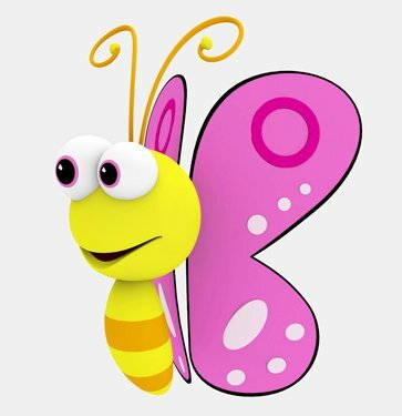 Hình vẽ chibi con bướm dễ thương, đáng yêu nhất