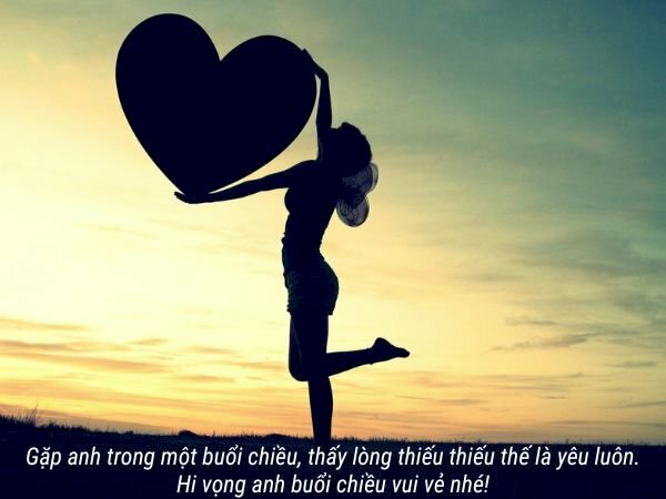 Hình ảnh chúc buổi chiều cho người yêu lãng mạn