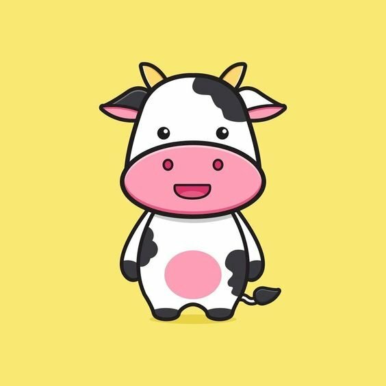 Hướng dẫn cách vẽ CON BÒ Tô màu CON BÒ  How to draw a Cow  YouTube