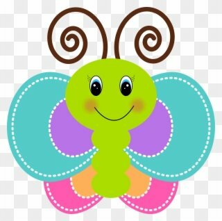 Hình vẽ con bướm đơn giản nhưng vô cùng dễ thương đáng yêu