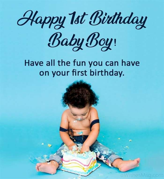 Hình hình ảnh chúc mừng sinh nhật 1 tuổi tác con cháu trai