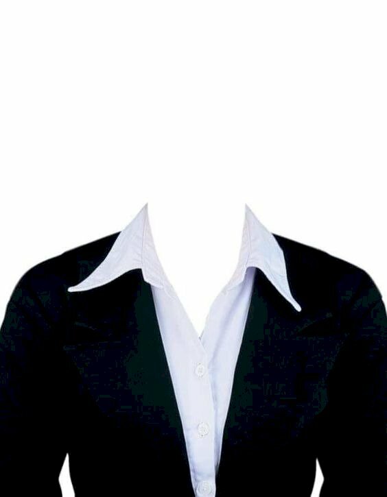 Mẫu hình họa thẻ ko mặt mũi vô cái áo sơ-mi nằm trong vest đen ngòm cực kỳ chỉnh chu