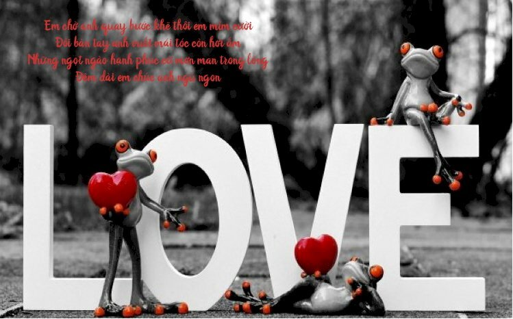 Hình ảnh ngọt ngào kèm lời chúc chồng yêu ngon giấc