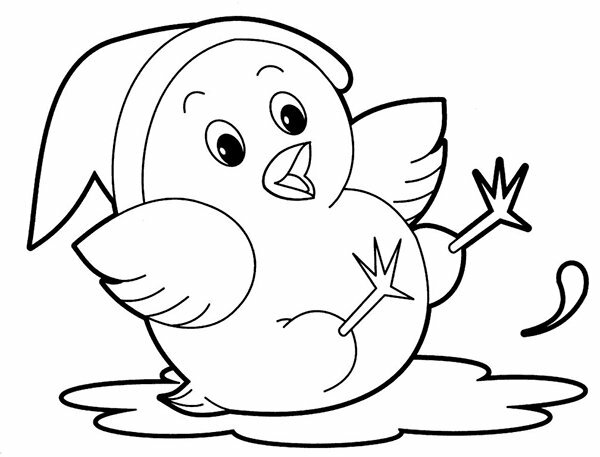 Hình vẽ con gà, hình tô màu con gà trống gà mái cho bé đẹp nhất | VFO.VN