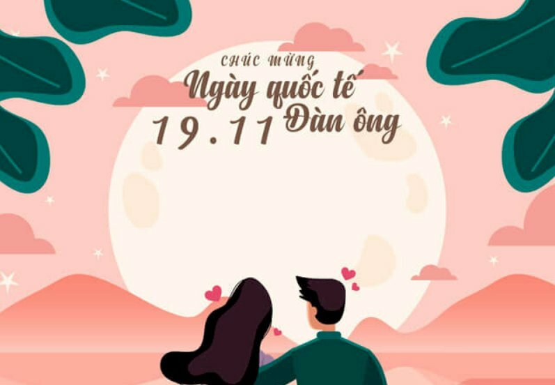 Hình ảnh hoạt hình siêu dễ thương chúc mừng ngày 19/11