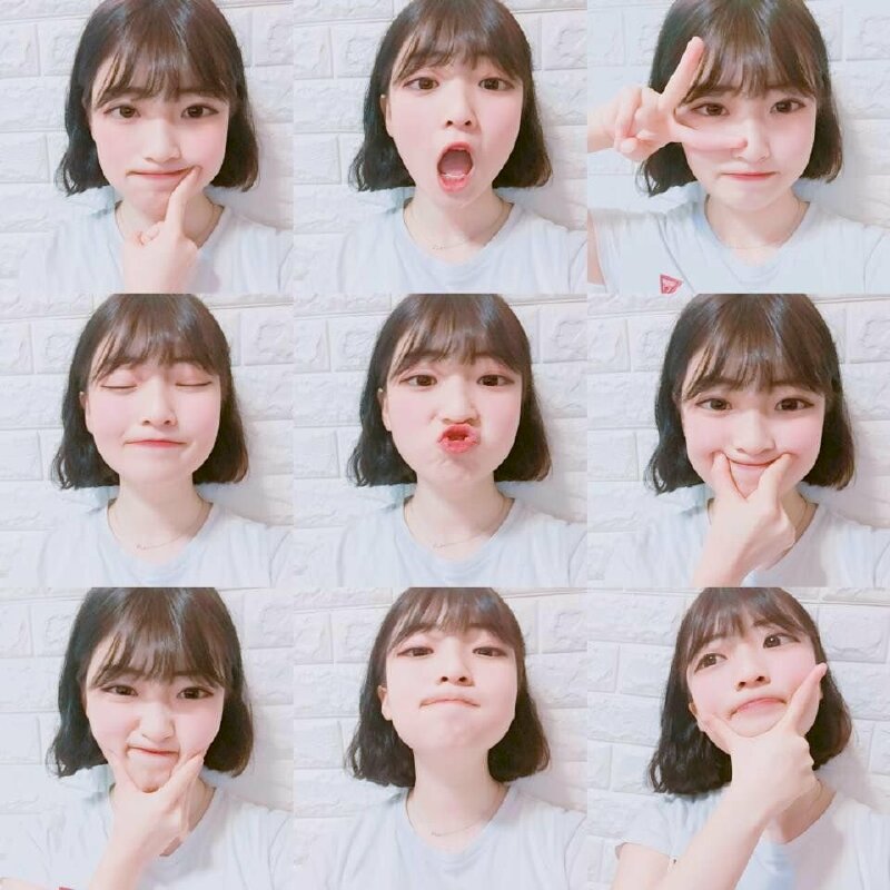 Cách selfie làm mặt xấu nhưng lại vô cùng đáng yêu hài hước với nhiều biểu cảm gương mặt hài hước như há miệng, chu môi, đưa tay hình chữ V, chỉ tay lên cằm,...