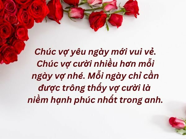 101 Hình Ảnh Chúc Vợ Yêu Ngày Mới Đẹp, Ý Nghĩa Tải Miễn Phí