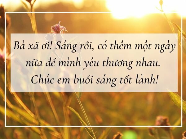 Hình ảnh chúc bà xã ngày mới lãng mạn ý nghĩa 