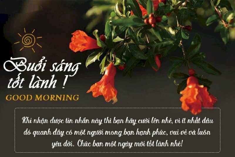 Hình ảnh chúc một ngày mới tốt lành kèm lời chúc hay 