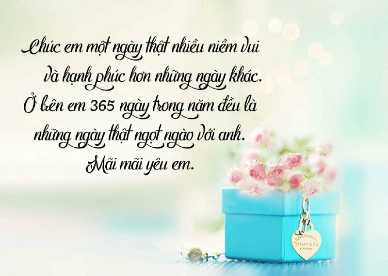 Hình ảnh chúc vợ yêu ngày mới ngọt ngào