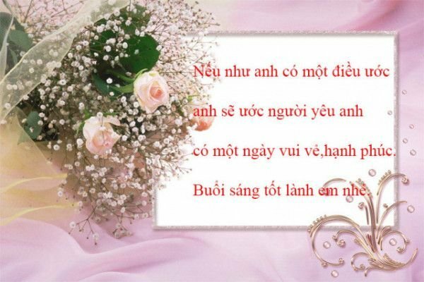 Hình ảnh chúc vợ yêu ngày mới kèm lời chúc hay 