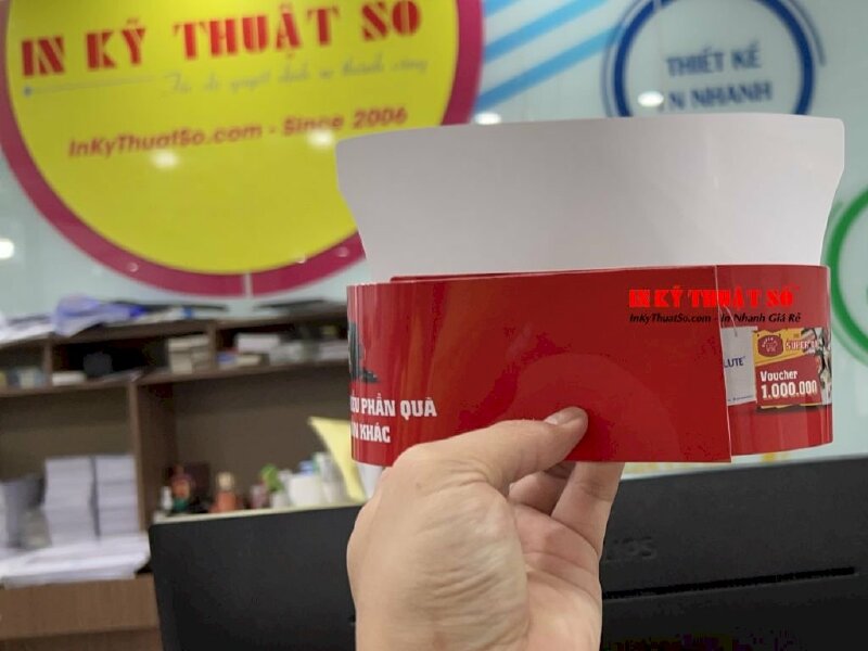 In băng rôn đeo đầu in logo cổ vũ, chạy sự kiện, mũ giấy, nón giấy đội đầu, băng đô giấy - Ảnh: 3