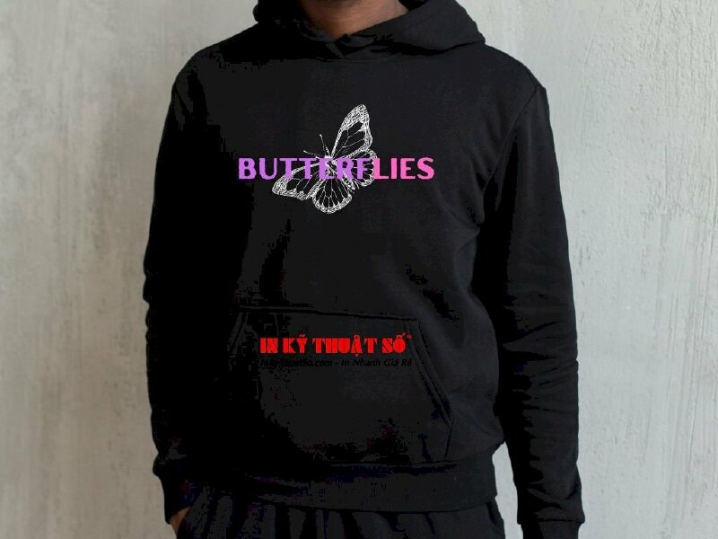 In Áo hoodie Butterfly - In Kỹ Thuật Số Since 2006 - Ảnh: 3
