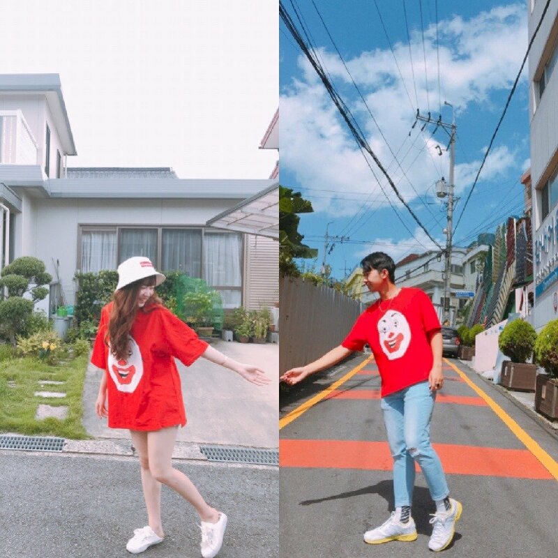 Tạo dáng chụp ảnh ở 02 phong cảnh khác nhau