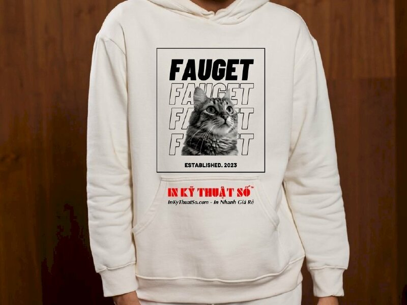 Áo hoodie in mèo - In Kỹ Thuật Số Since 2006 - Ảnh: 2