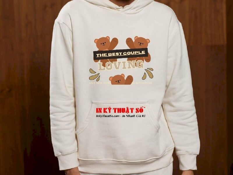 Áo hoodie in hình người yêu, gấu xinh, couple, áo cặp với người yêu - In Kỹ Thuật Số Since 2006 - Ảnh: 4