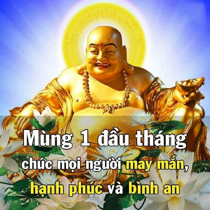 Ảnh đẹp mùng 1 đầu tháng với lời chúc may mắn, bình an
