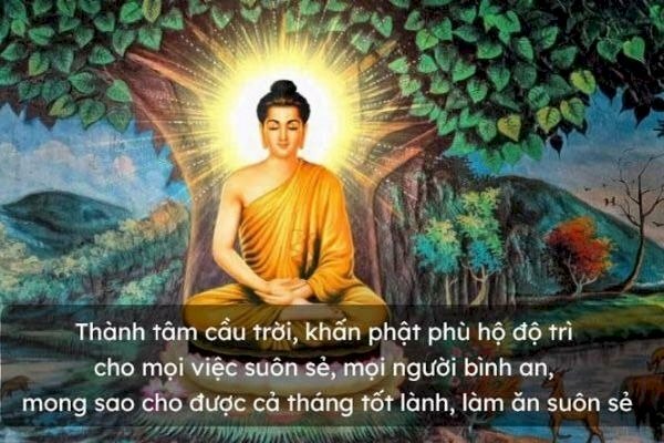 Hình ảnh lời chúc bình an hay, ý nghĩa với hình ảnh Phật đẹp
