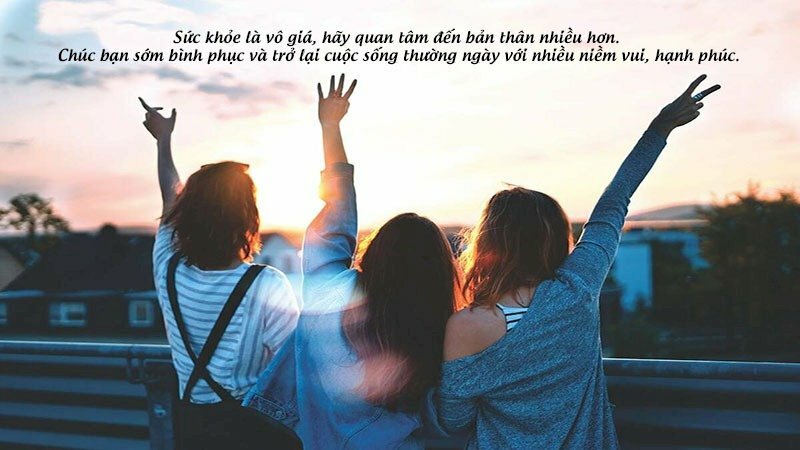 Hình ảnh chúc mau khỏi bệnh gửi đến bạn bè