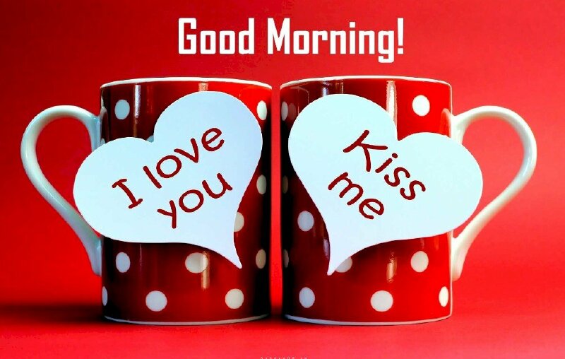 Hình ảnh chúc ngày mới vui vẻ tràn ngập tình yêu