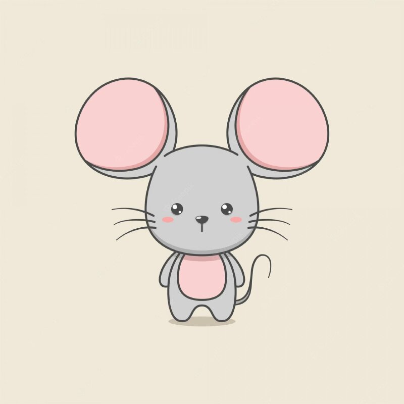 Hướng dẫn cách vẽ CON CHUỘT  Tô màu Con Chuột  How to draw a Mouse   YouTube