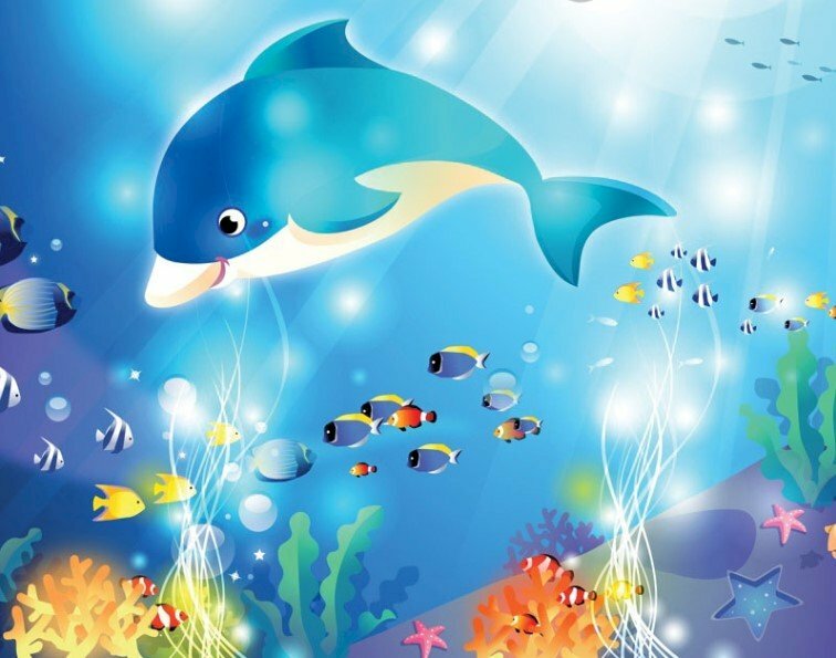 Tranh tô màu con cá heo đẹp, dễ thương nhất dành cho bé yêu | Cá heo, Dễ  thương, Chủ đề