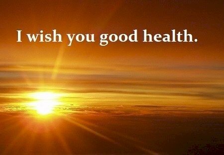 Hình ảnh lời chúc sức khỏe tiếng Anh đơn giản