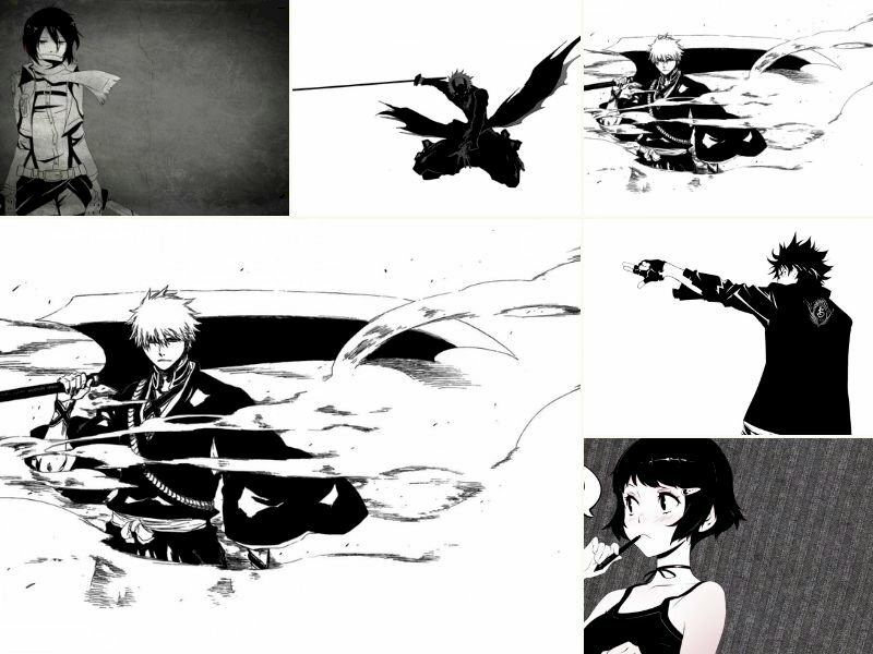Hình nền anime đen trắng đẹp nhất  thptcandangeduvn