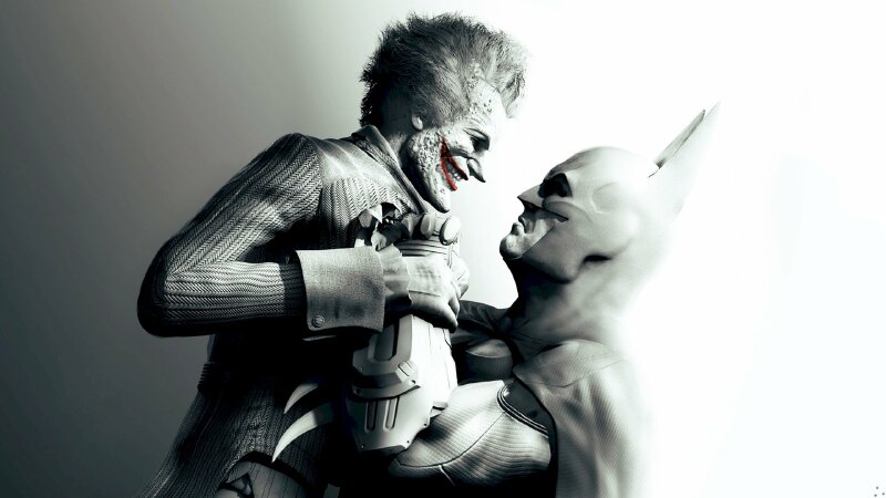 Ảnh Joker và Batman đối đầu làm hình nền máy tính cực chất
