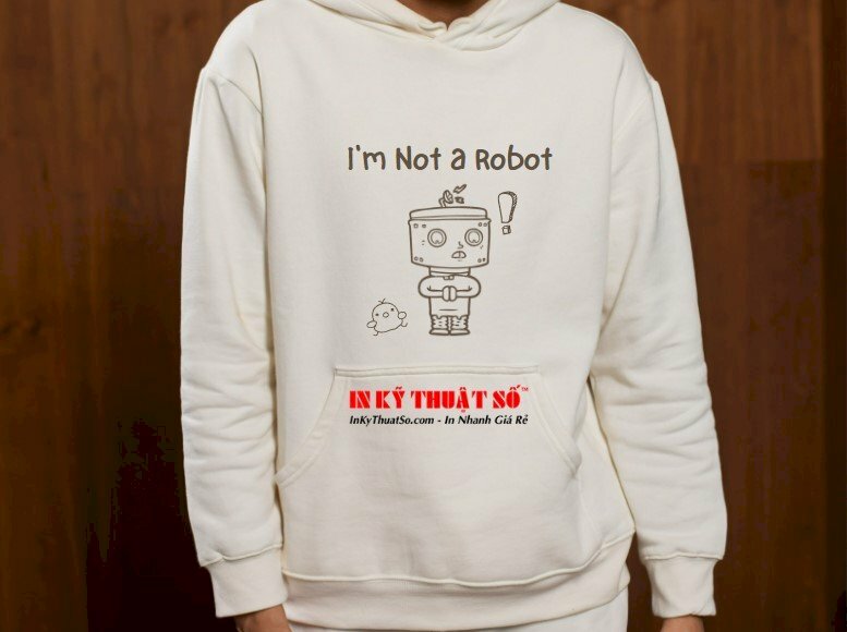 Áo hoodie in hình robot - In Kỹ Thuật Số Since 2006