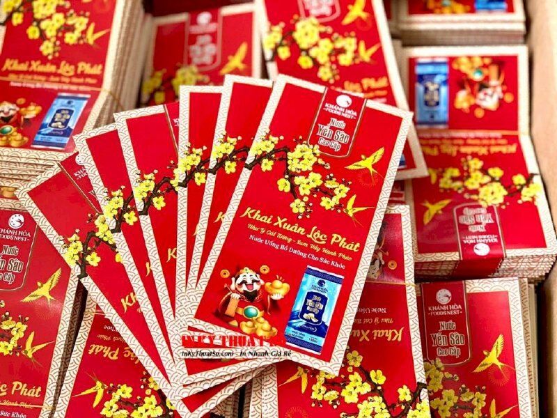 In bao lì xì cho doanh nghiệp, 8cm x 16cm, in giấy C150sgm, không màng, bế dán khuôn chuẩn - In Kỹ Thuật Số Since 2006 - Ảnh: 2