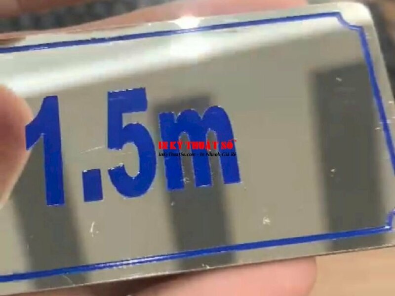In bảng Inox bóng 8dzem ăn mòn - In Kỹ Thuật Số Since 2006