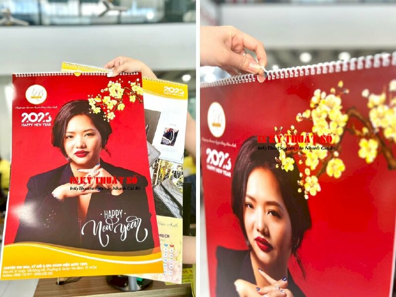 In lịch treo tường số lượng ít TPHCM