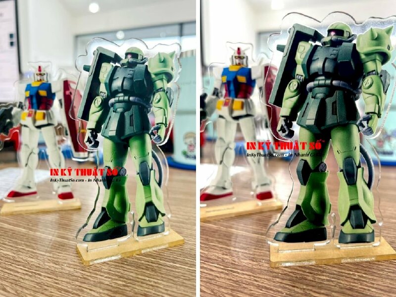 In mô hình Gundam Standee mica in theo yêu cầu - In Kỹ Thuật Số Since 2006 - Ảnh: 2