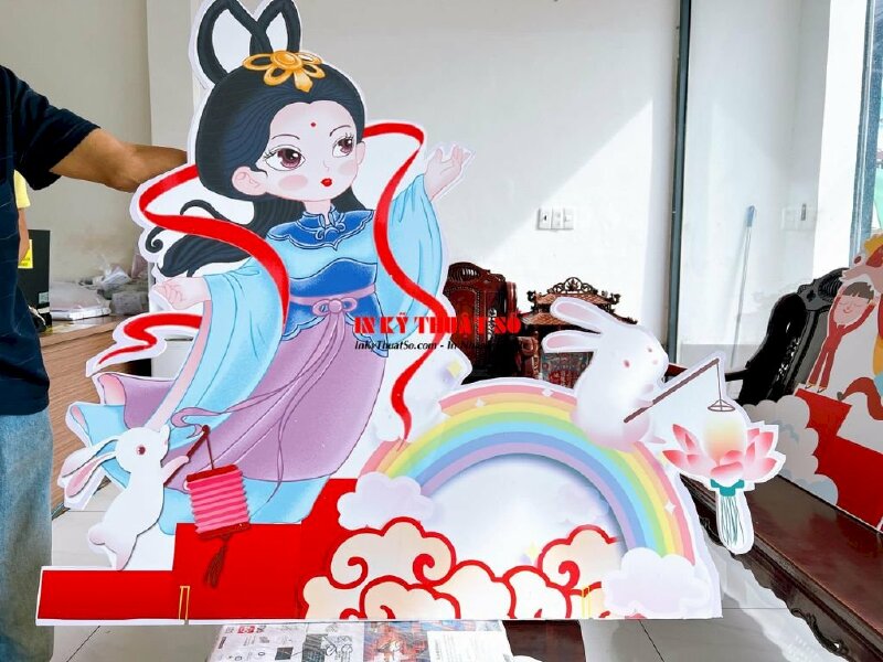 Standee chân đứng mô hình Trung thu - In Kỹ Thuật Số Since 2006 - Ảnh: 5