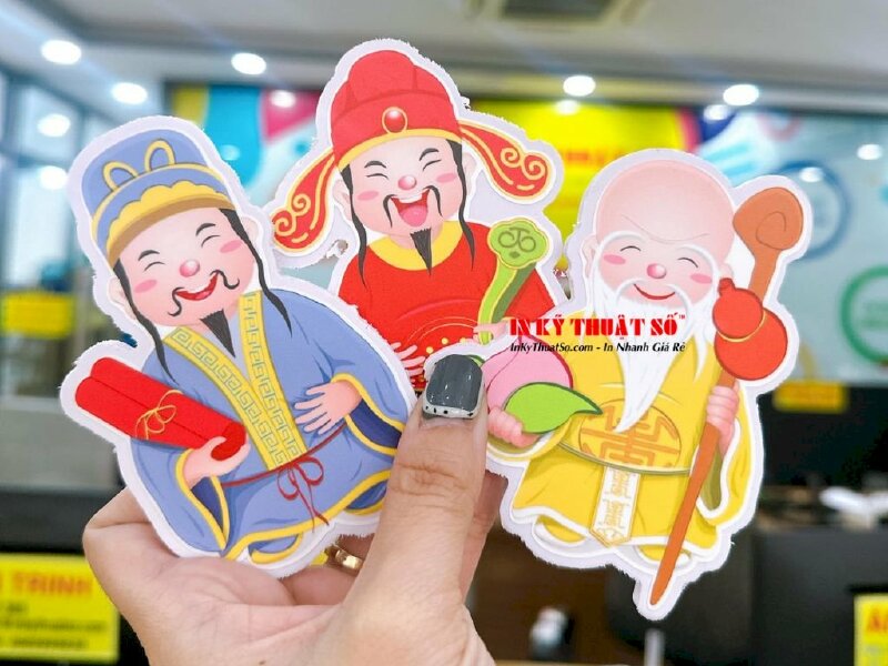 In sticker 3 ông Phúc Lộc Thọ - In Kỹ Thuật Số Since 2006 - Ảnh: 1