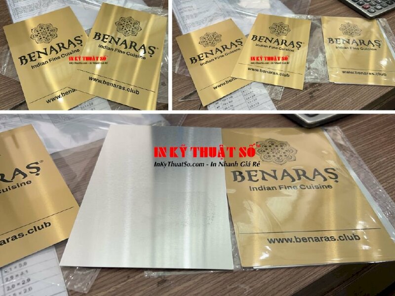 In tem nhãn mác nhôm inox đồng - In Kỹ Thuật Số Since 2006 - Ảnh: 4