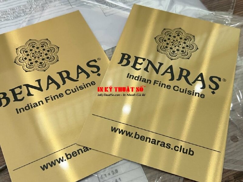 In tem nhãn mác nhôm inox đồng - In Kỹ Thuật Số Since 2006 - Ảnh: 2