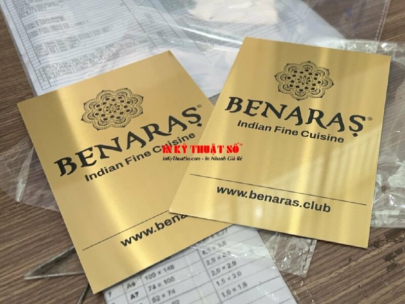 In tem nhãn mác nhôm inox đồng - In Kỹ Thuật Số Since 2006 - Ảnh: 1