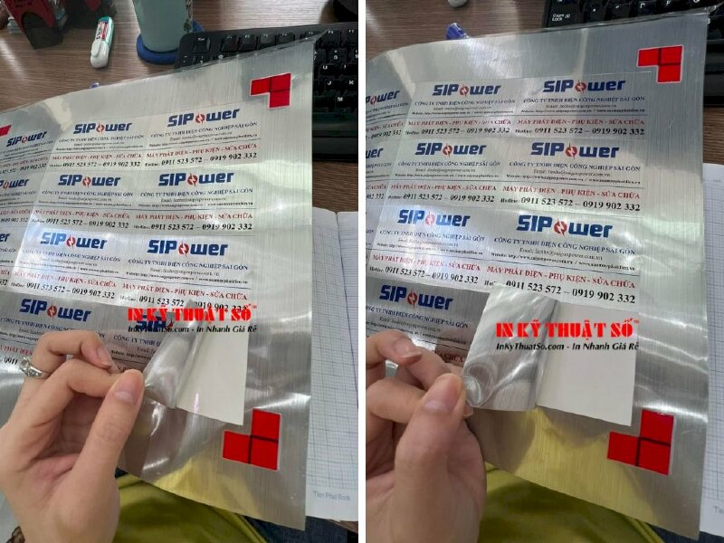 In nhãn mác số lượng ít TPHCM